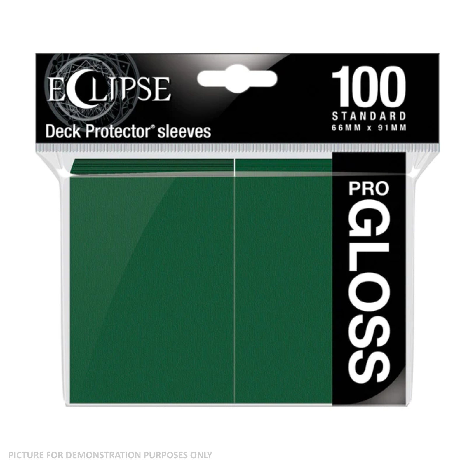 Ultra Pro Eclipse Gloss Standard Deck Protector Sleeves 100ct - Dark Green